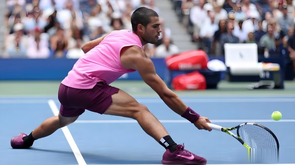 广盛配资 阿尔卡拉斯直落三盘击败莱赫卡, 挺进美网半决赛